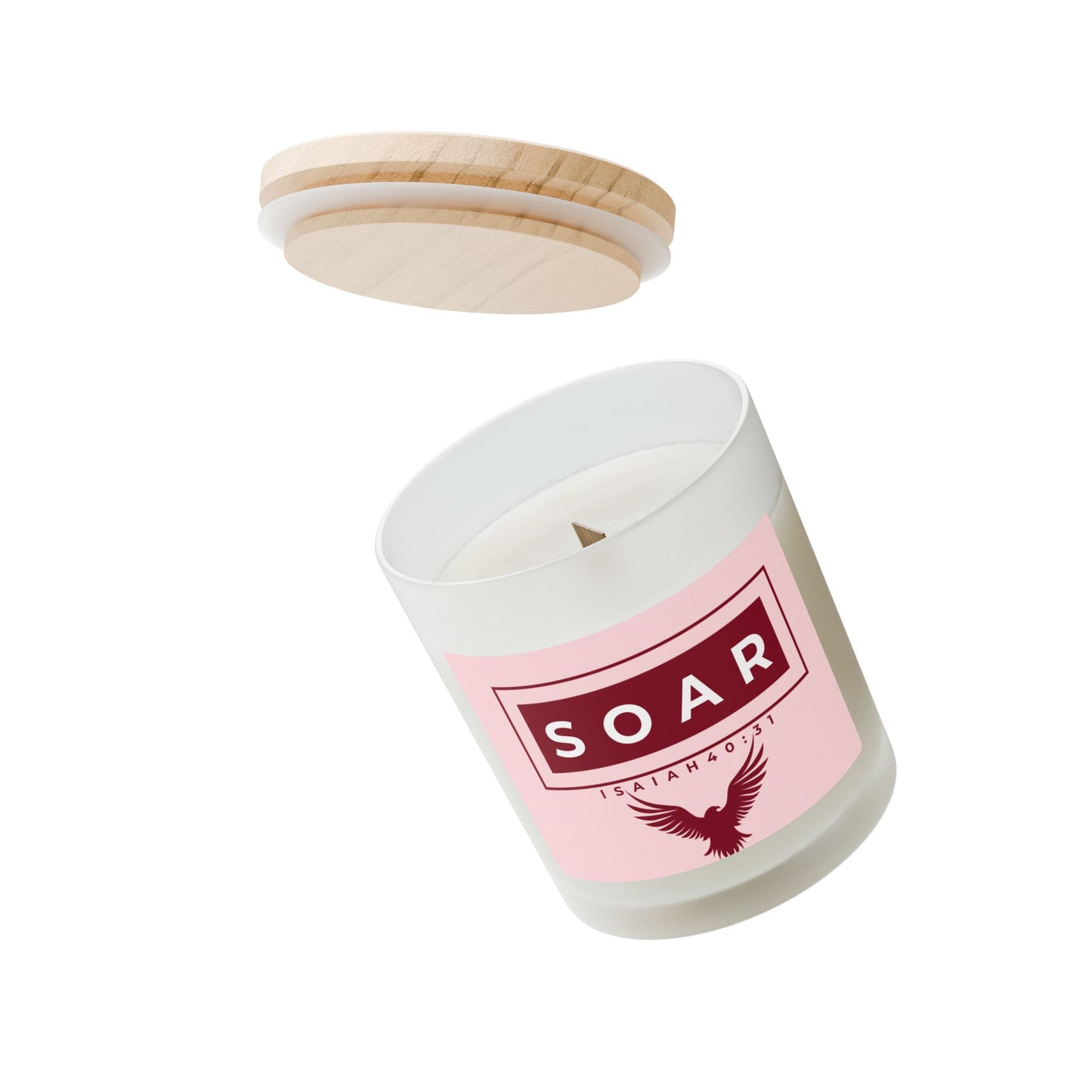 Soar Cinnamon Chai Glass Candle, 11 oz