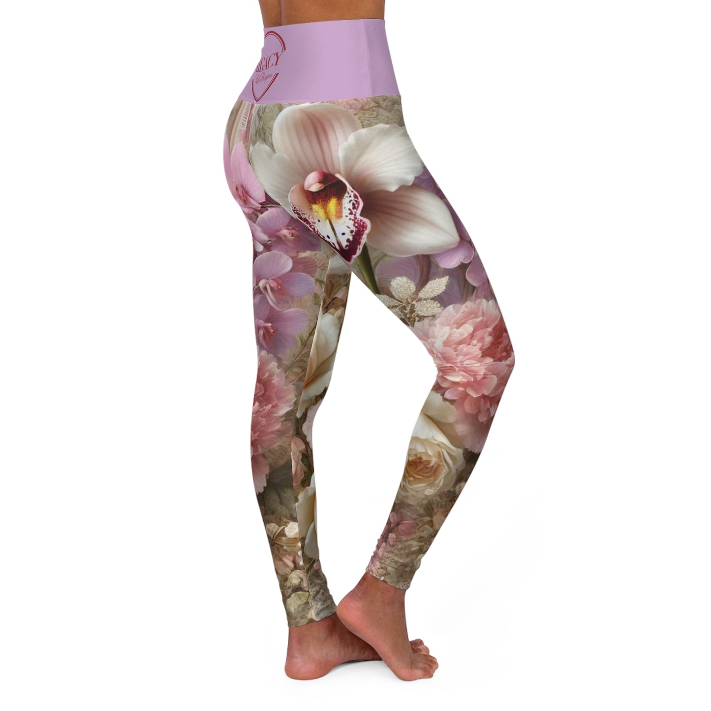 Luxe Tropical Belle Yoga Leggings
