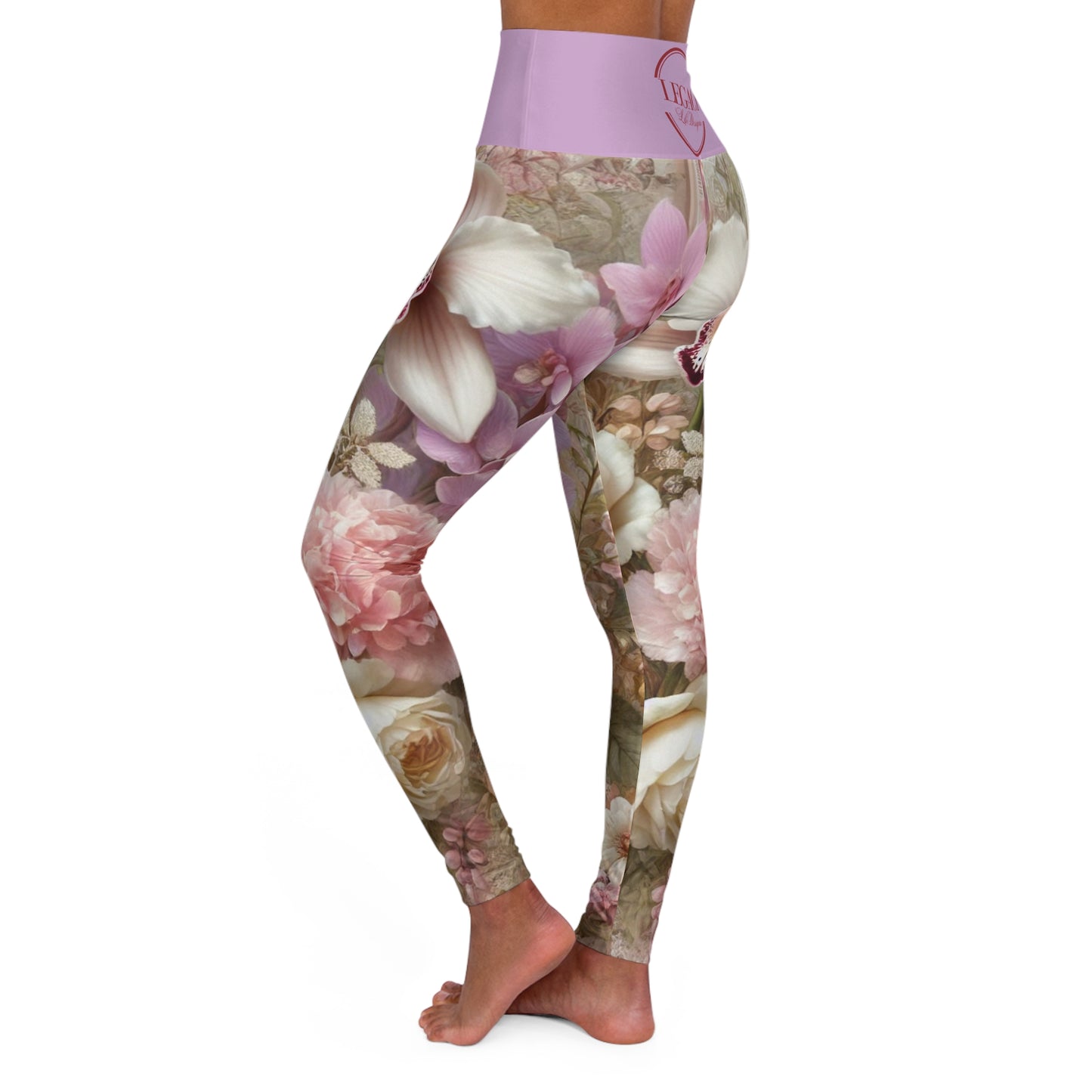 Luxe Tropical Belle Yoga Leggings