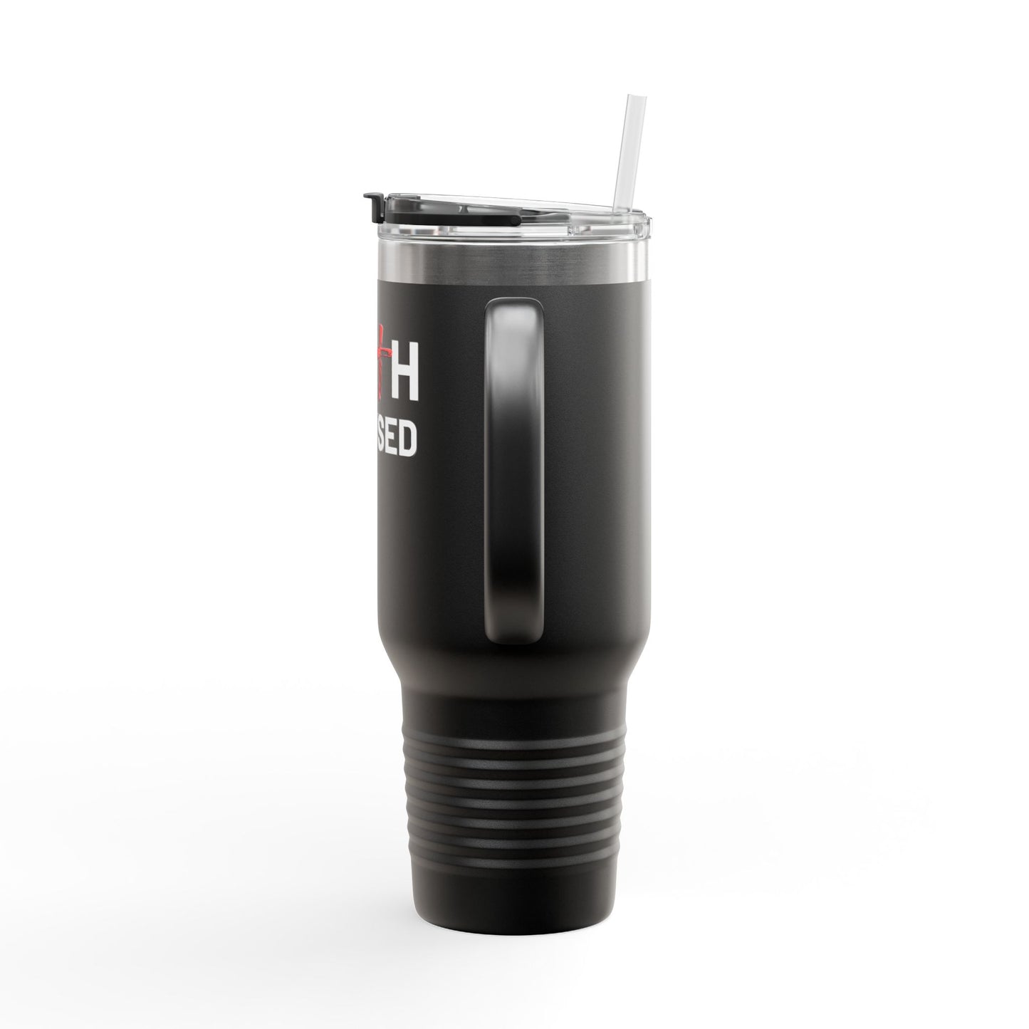 Faith Focused Tumbler with Handle 40 oz