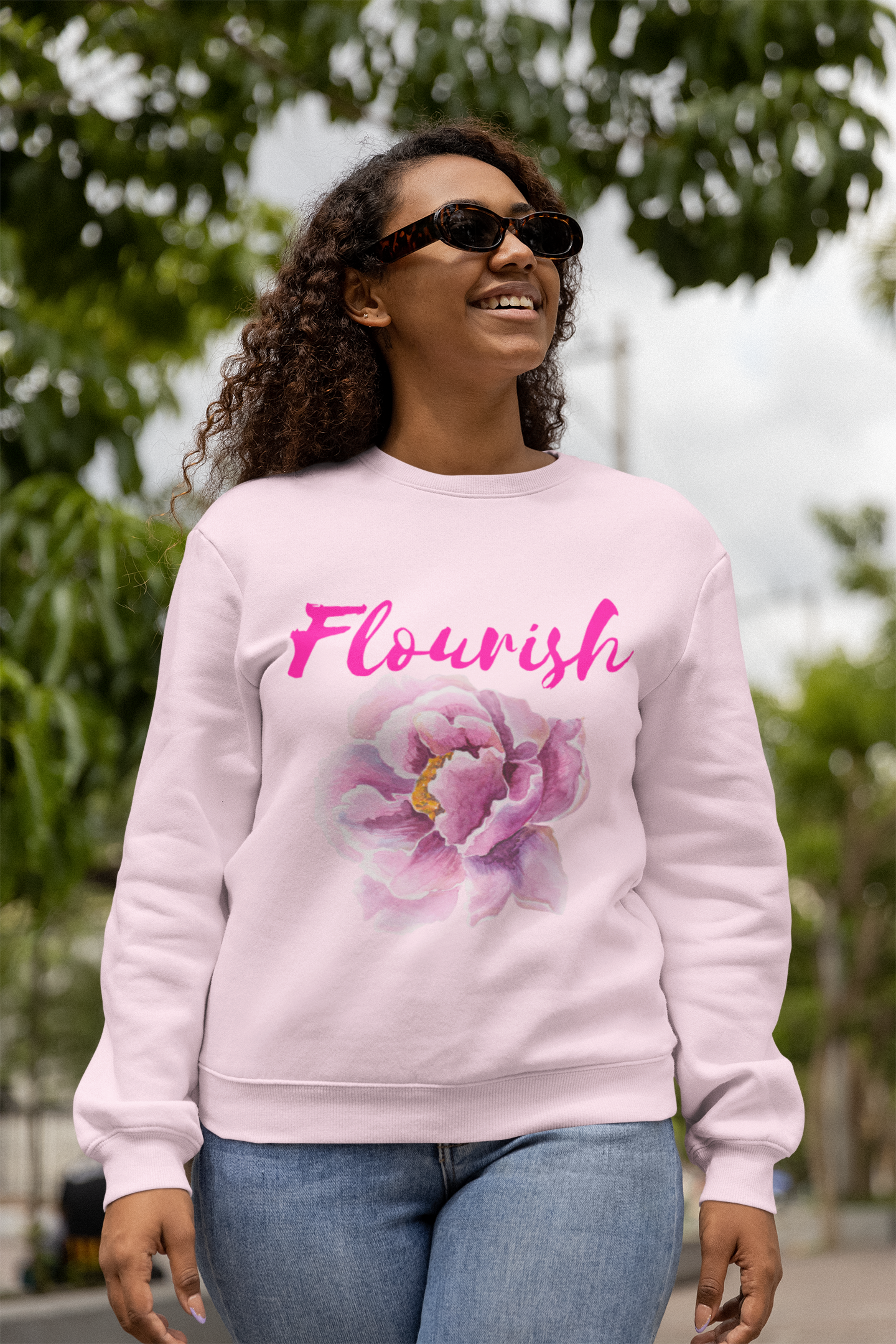 Flourish Girly Sweatshirt