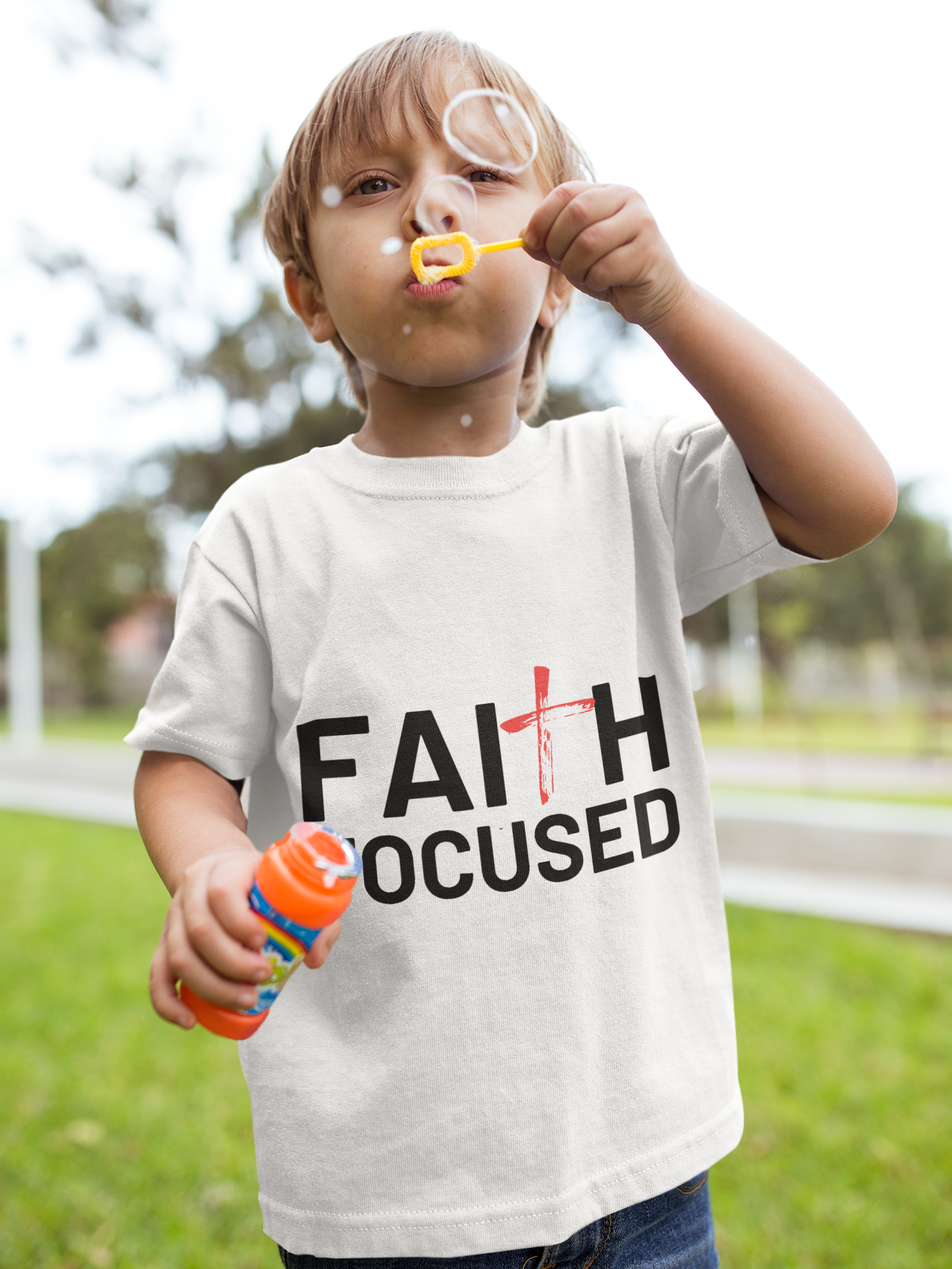 Faith Focused Kids Tee