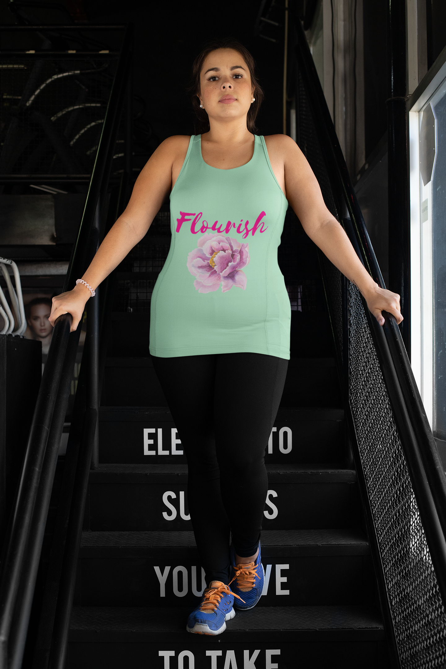 Flourish Women's Racerback Tank Top