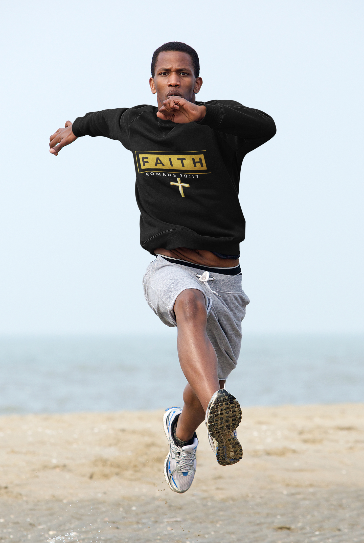 Faith Romans 10:17 Sweatshirt