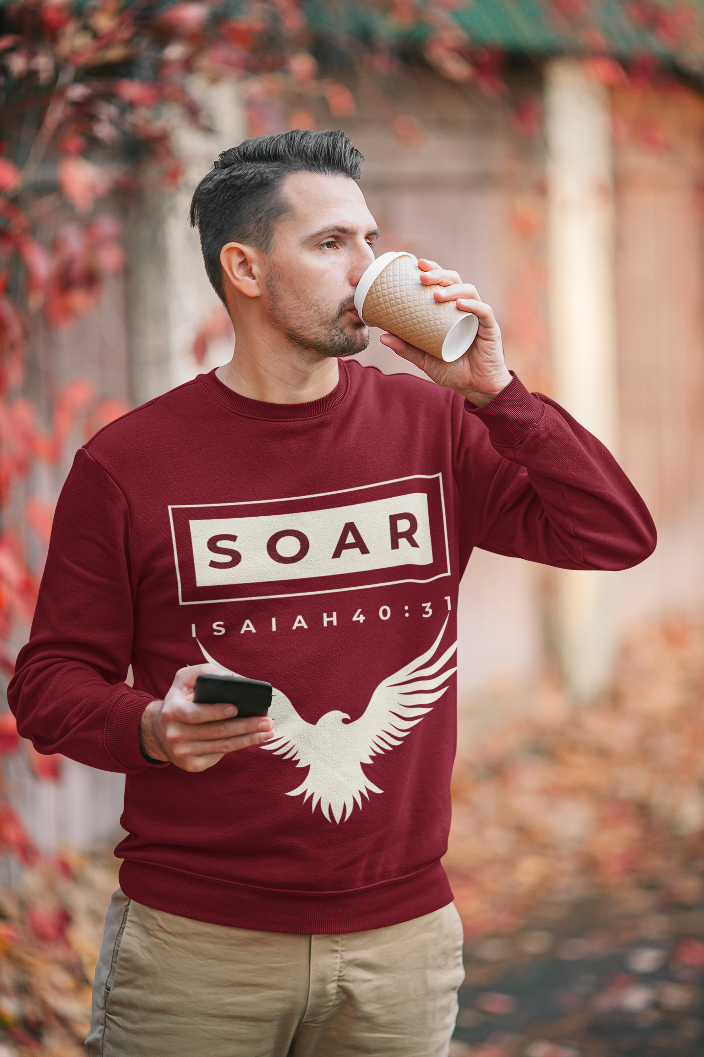 Soar Isaiah 40:31 Sweatshirt