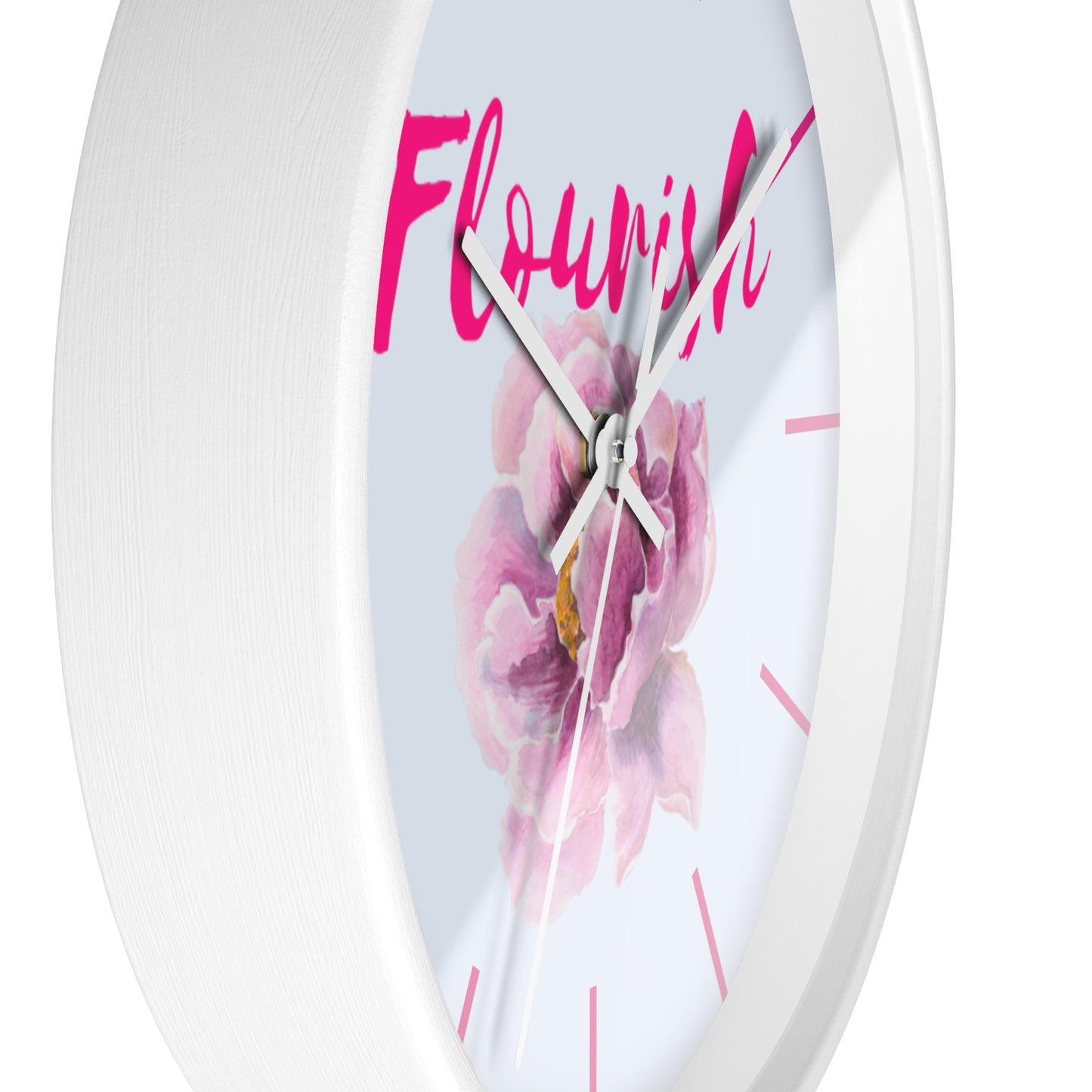 Flourish Floral Wall Clock - Elegant Home Decor for Inspiration