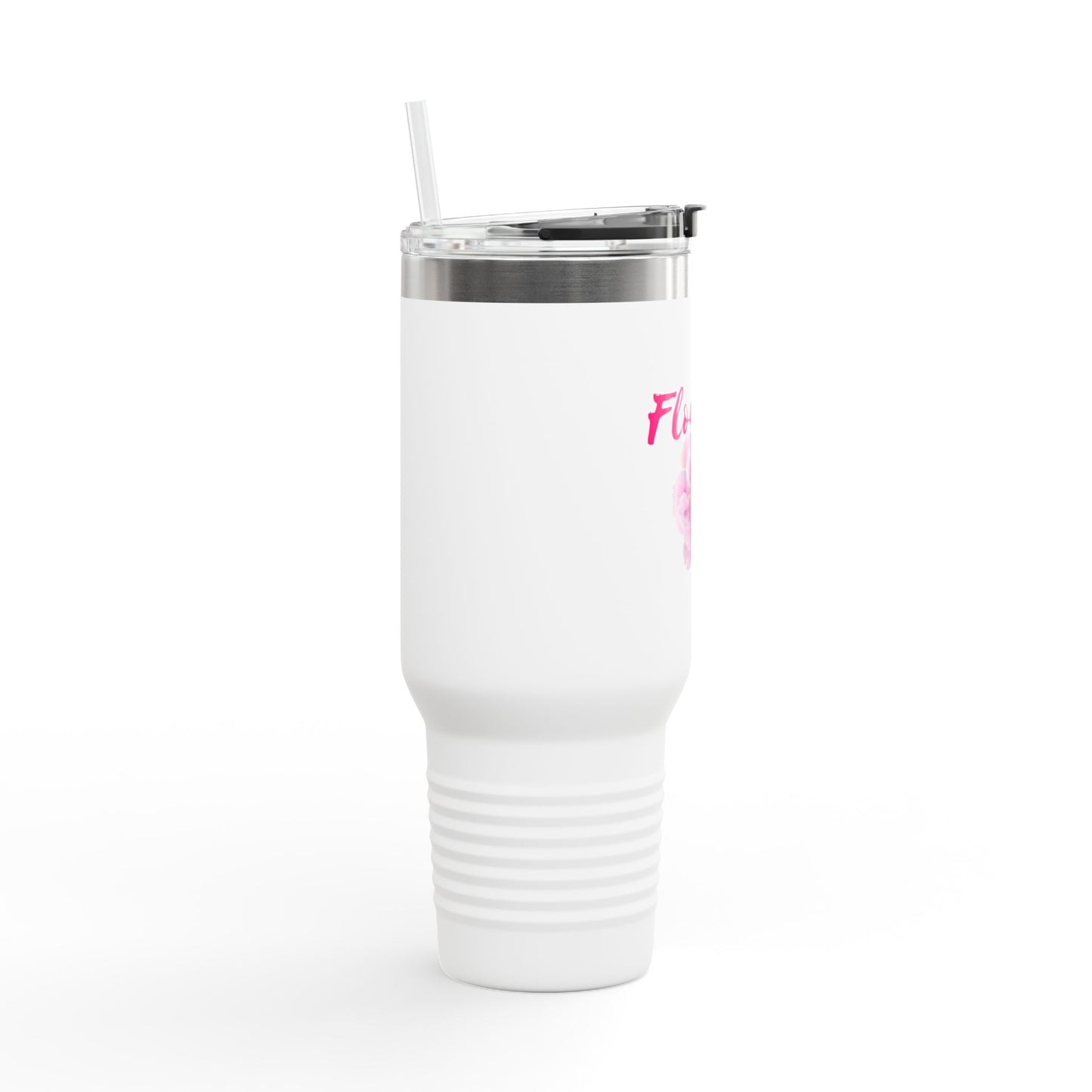 Flourish Tumbler with Handle 40 oz