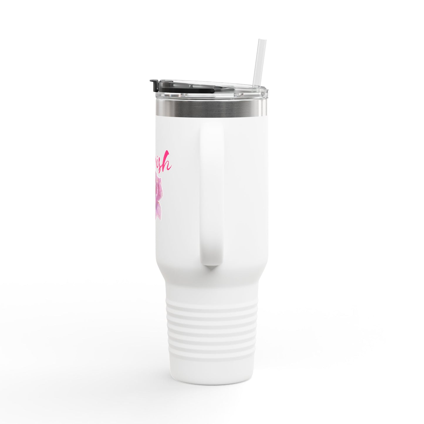 Flourish Tumbler with Handle 40 oz