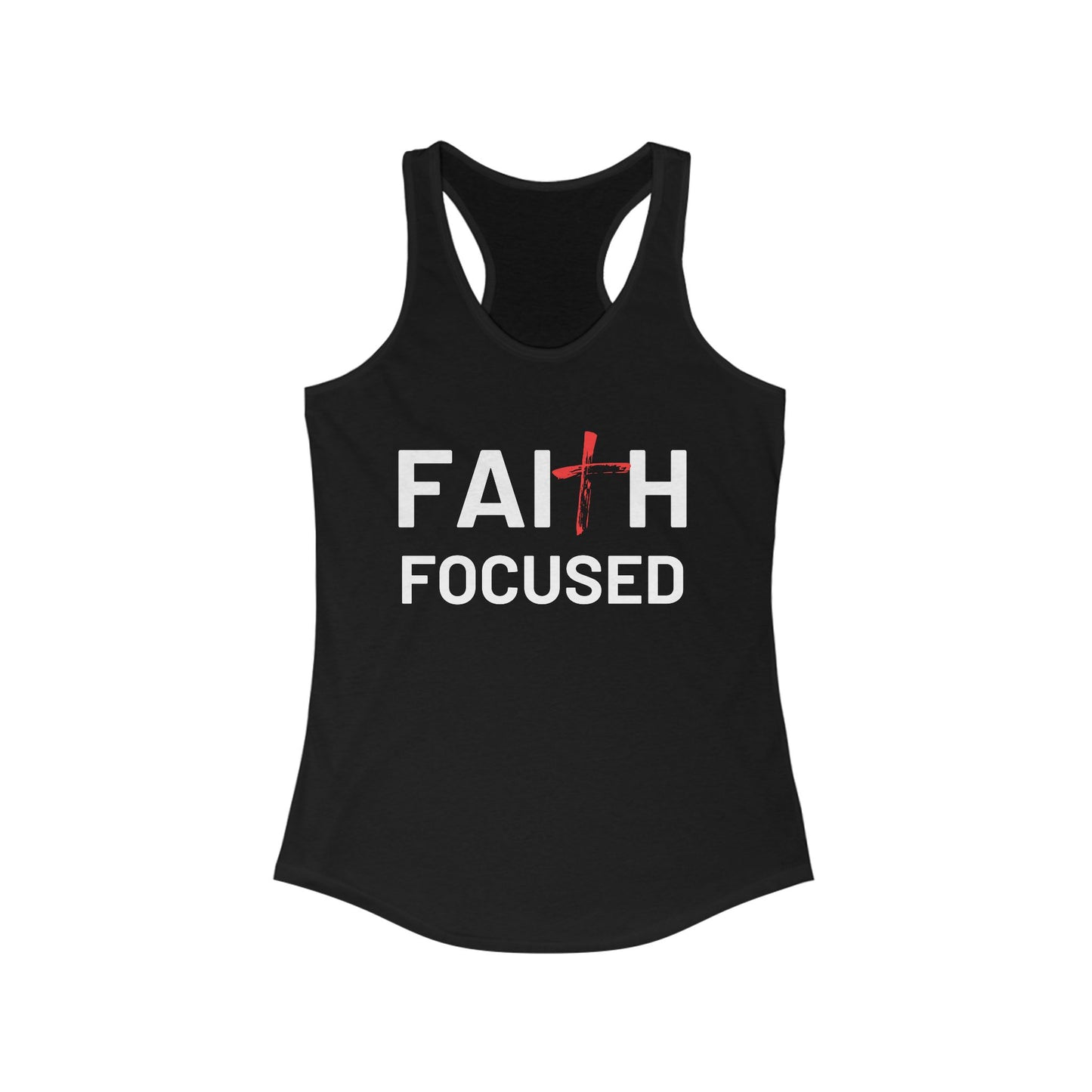 Faith Focused Women's Racerback Tank Top