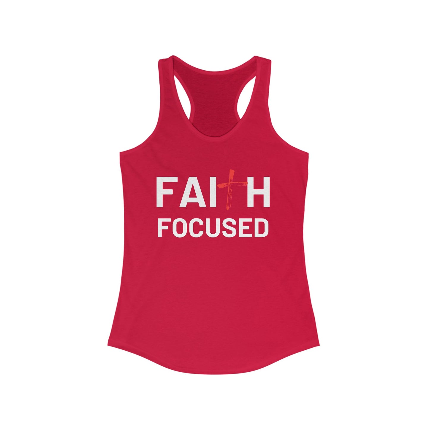 Faith Focused Women's Racerback Tank Top