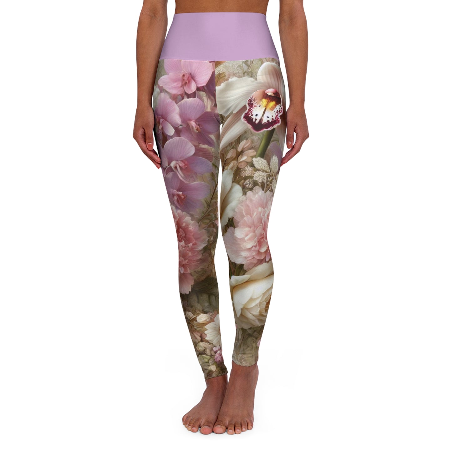 Luxe Tropical Belle Yoga Leggings