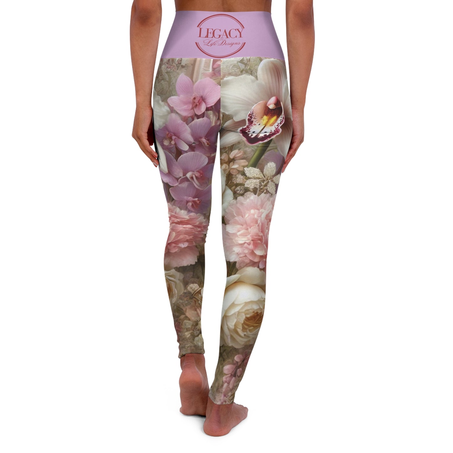 Luxe Tropical Belle Yoga Leggings
