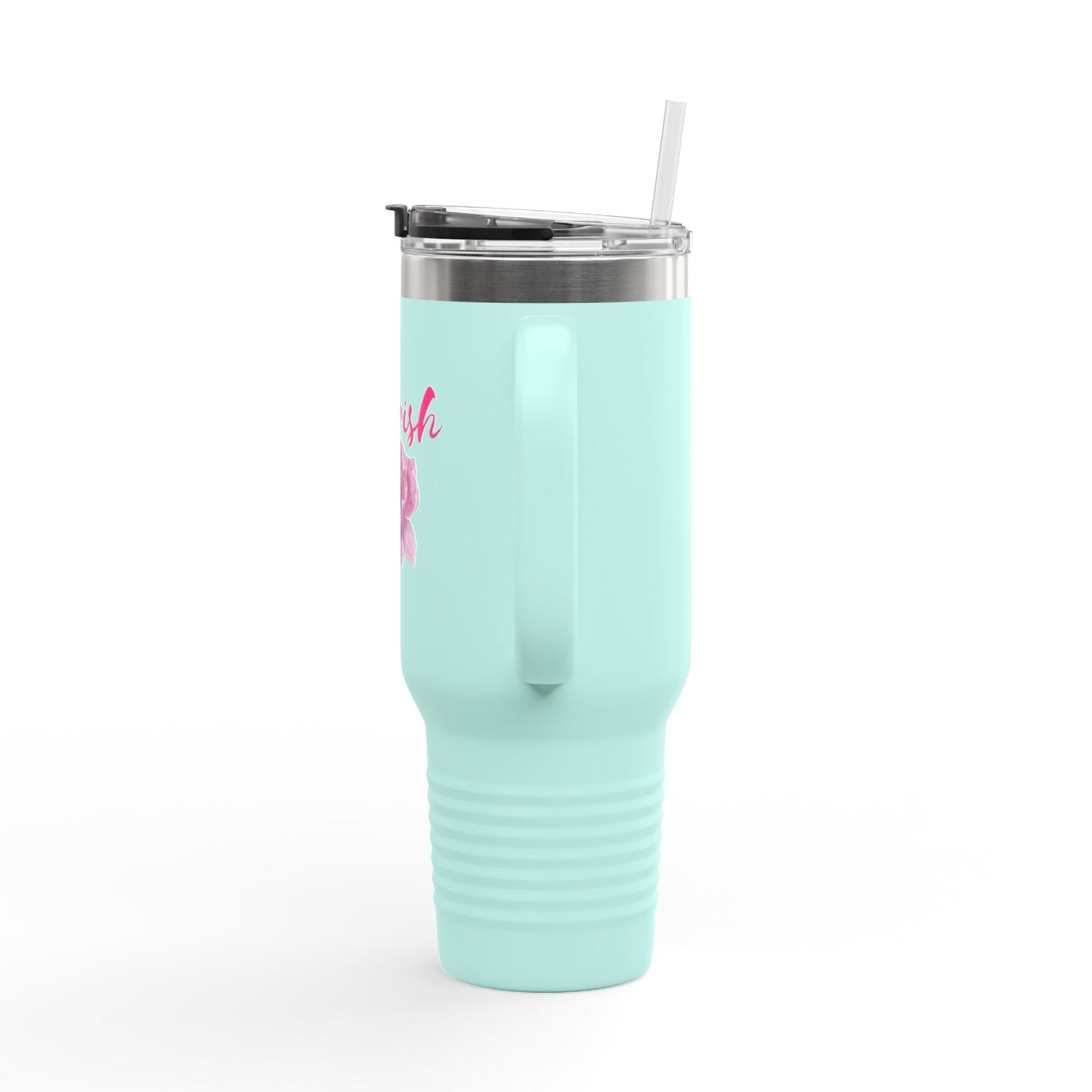 Flourish Tumbler with Handle 40 oz