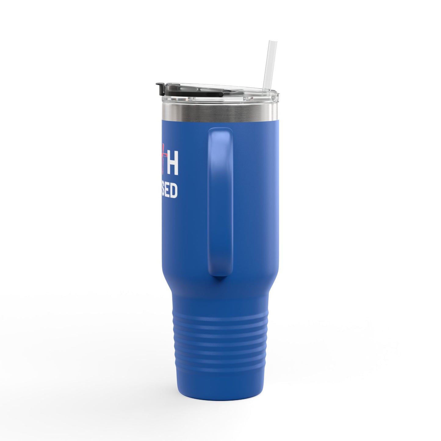 Faith Focused Tumbler with Handle 40 oz