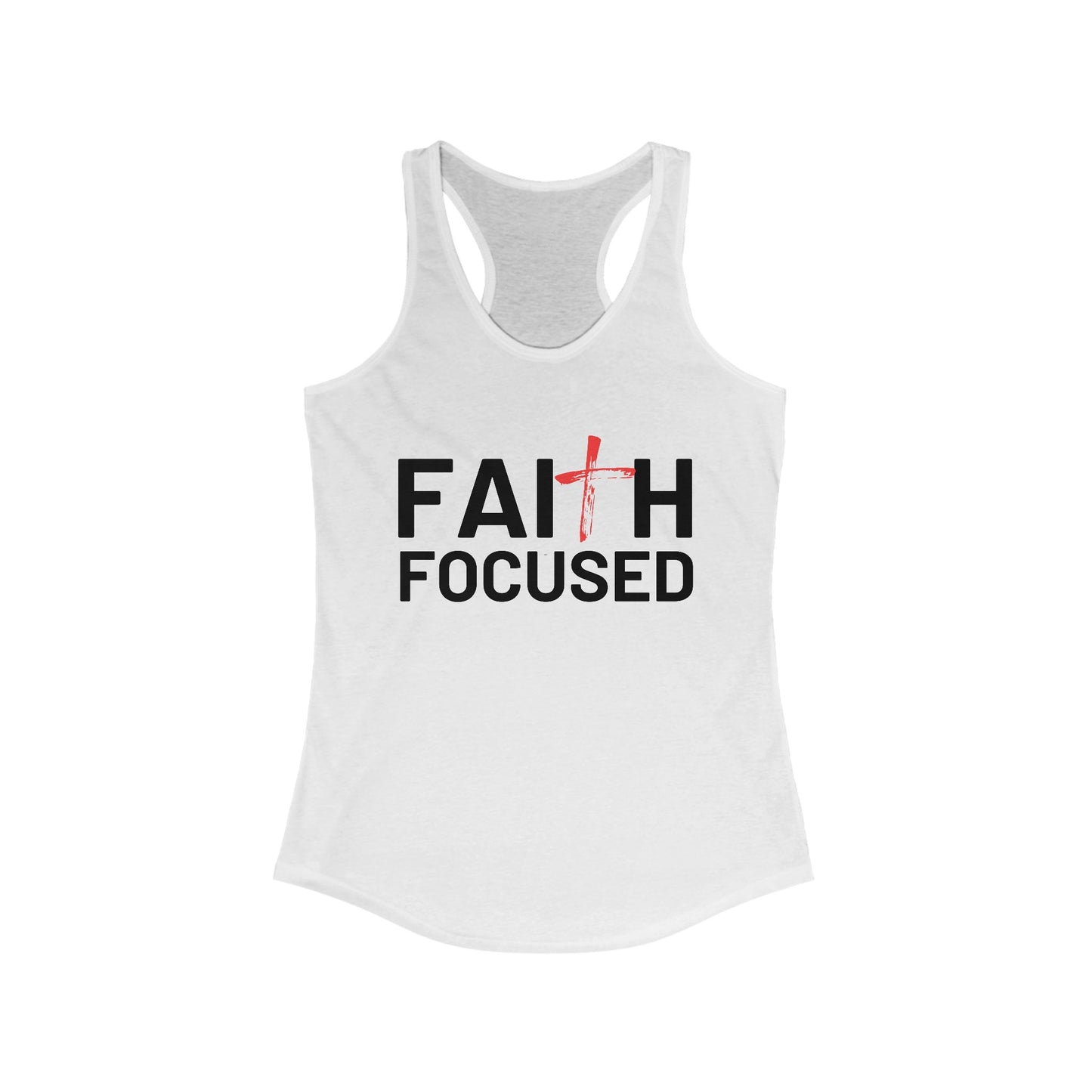 Faith Focused Women's Racerback Tank Top