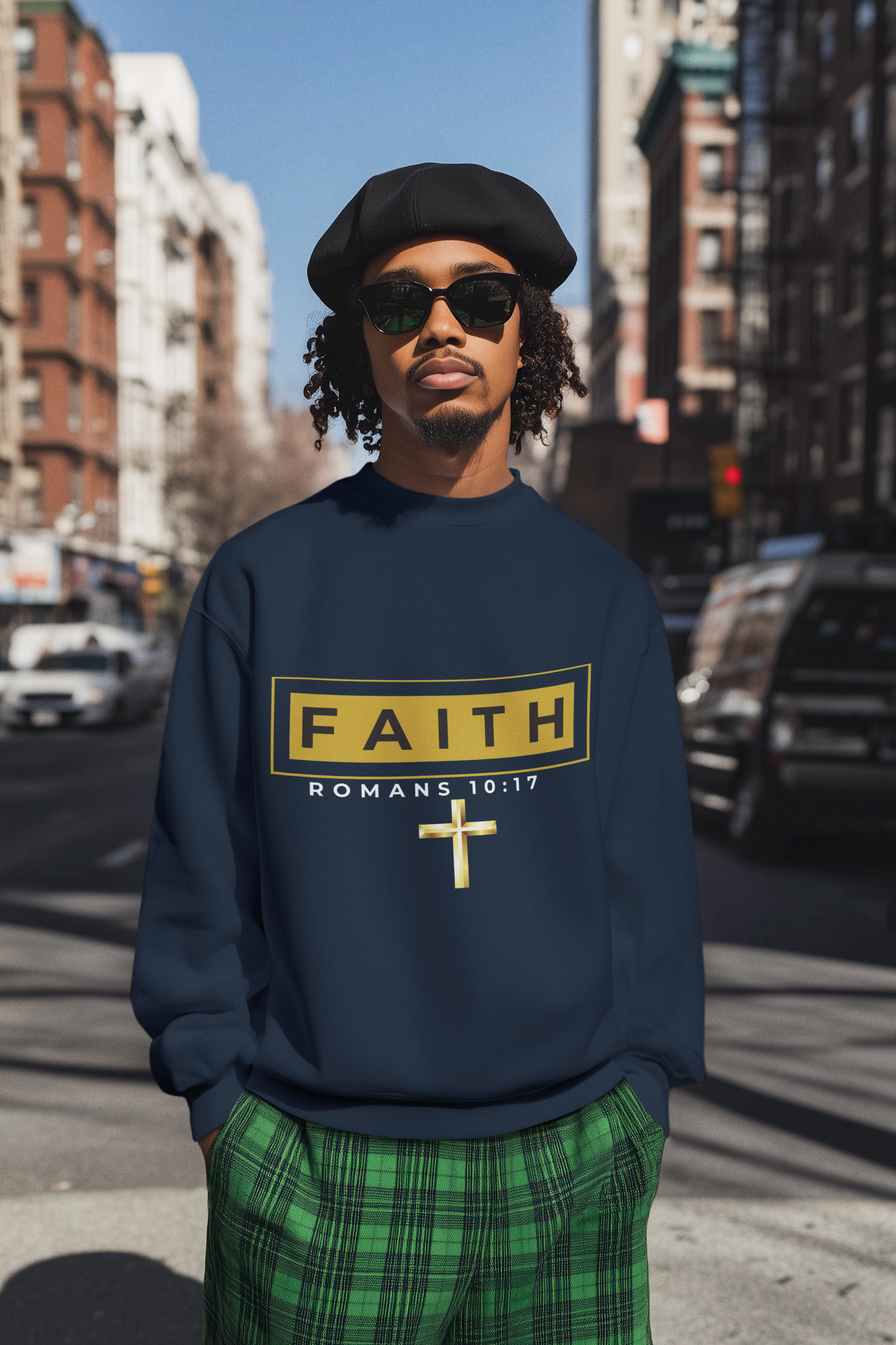 Faith Romans 10:17 Sweatshirt