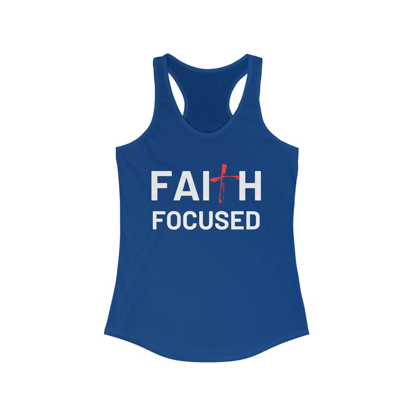 Faith Focused Women's Racerback Tank Top