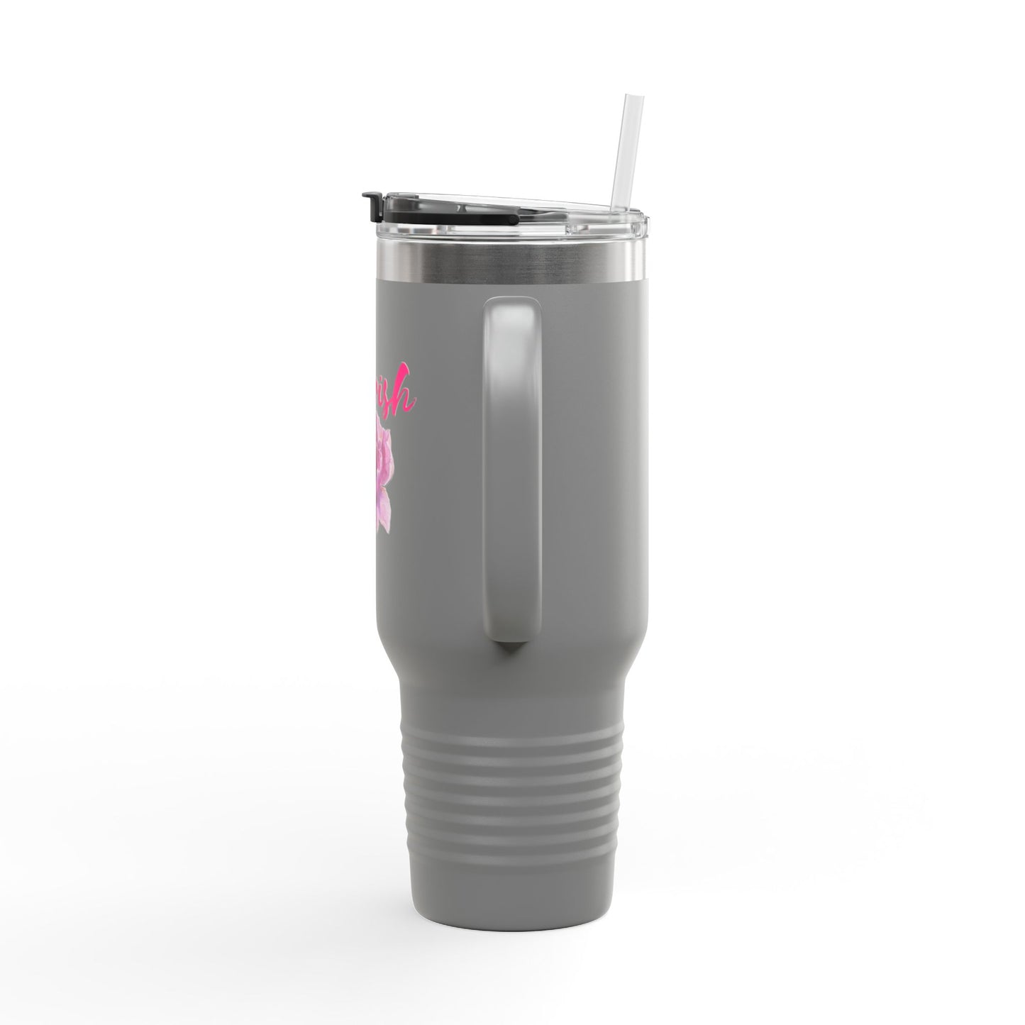 Flourish Tumbler with Handle 40 oz